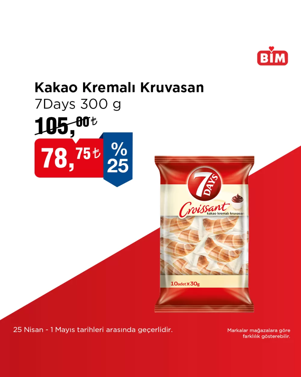 BİM'den 25 Nisan - 1 Mayıs Haftasına Özel İndirimli Ürünler