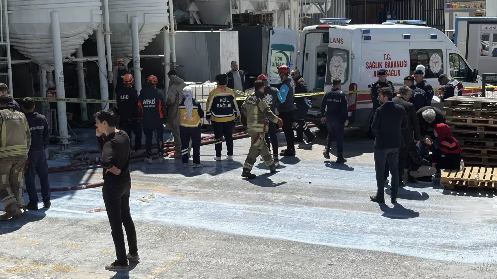 Ankara'da boya fabrikasında çıkan yangında 1 işçi hayatını kaybetti