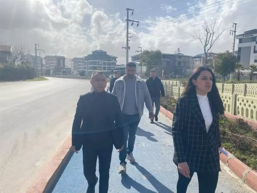 Başkan Hülya Gümüş sahada! Bucak'ta belediye projelerine yerinde inceleme