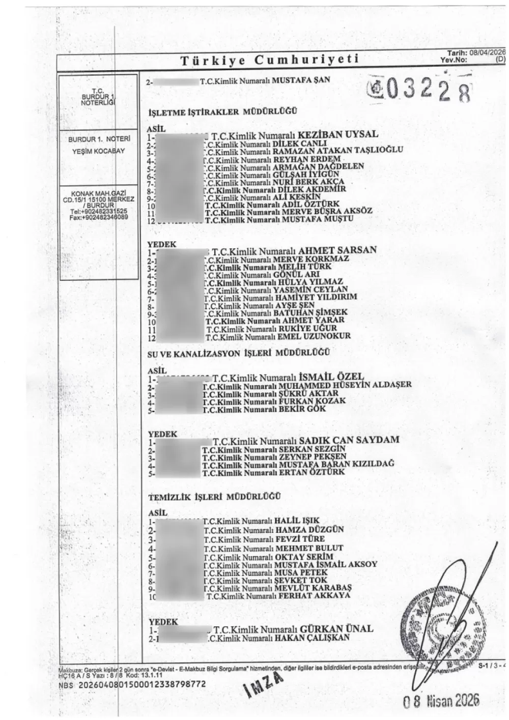 Burdur Belediyesi işçi alımı kura sonuçları açıklandı! İşte isim isim tam liste