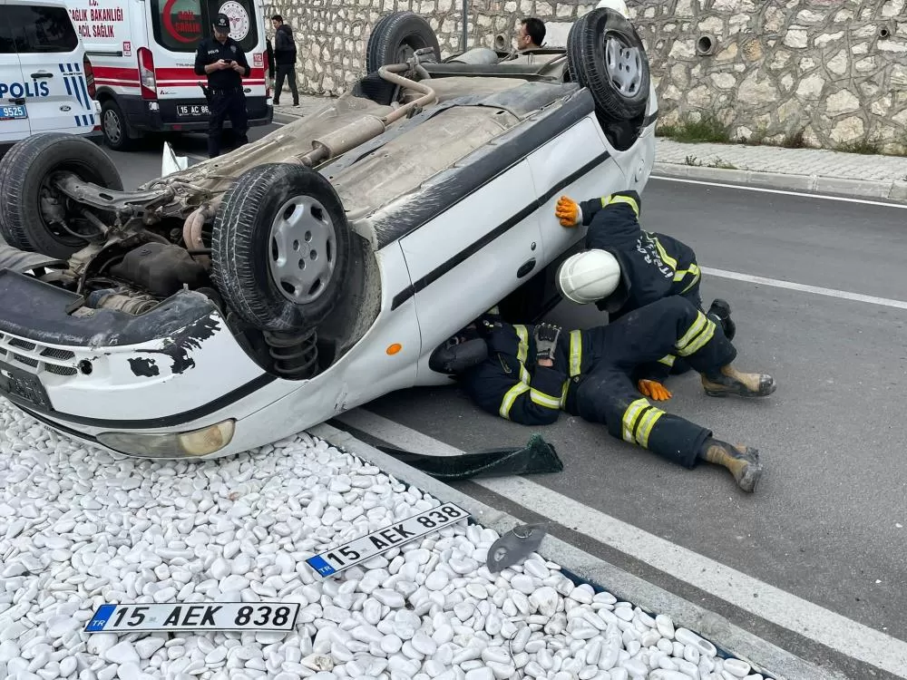 Burdur’da Ölümden Döndüler