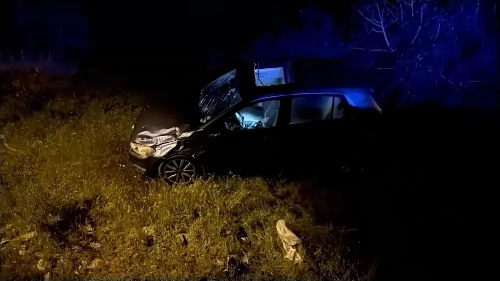 Antalya'da alkollü sürücü 7 metreden uçtu! Burnu bile kanamadı