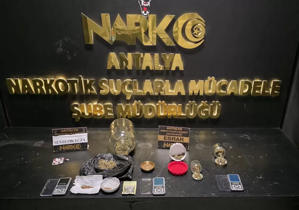 Antalya'da dev narkotik operasyonu 22 zanlı tutuklandı