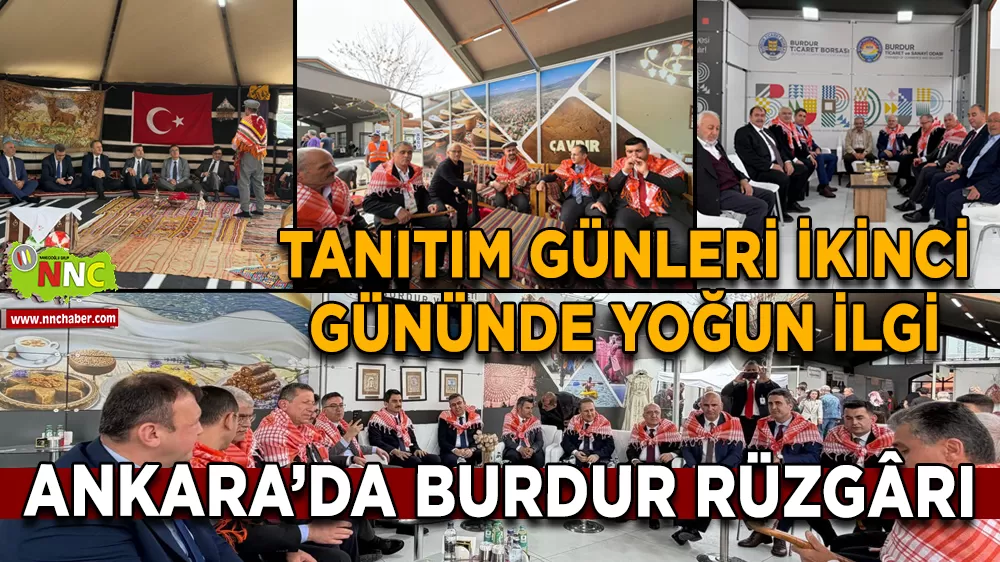Ankara’da Burdur rüzgârı Tanıtım Günleri ikinci gününde yoğun ilgi