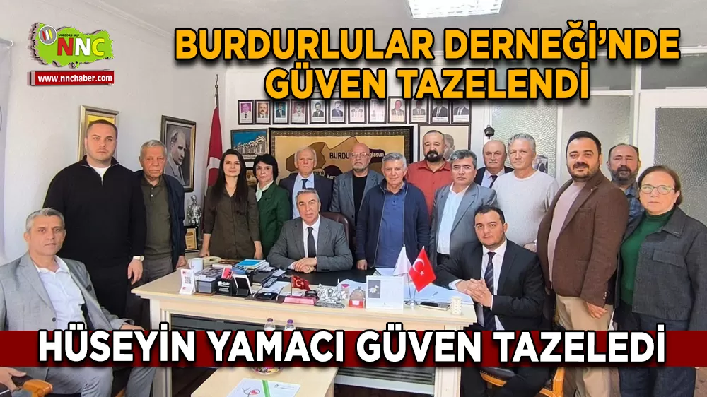 Antalya Burdurlular Derneği’nde Başkan Değişmedi
