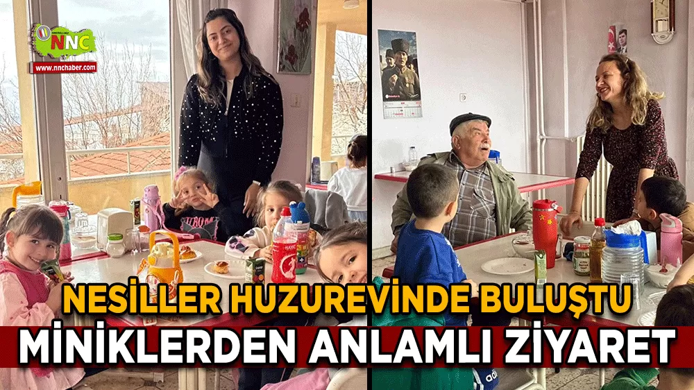 Bahçeşehir Koleji Anaokulu öğrencilerinden huzurevine anlamlı ziyaret