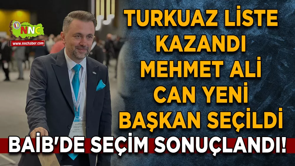 BAİB'de seçim sonuçlandı! Turkuaz liste kazandı Mehmet Ali Can yeni başkan seçildi