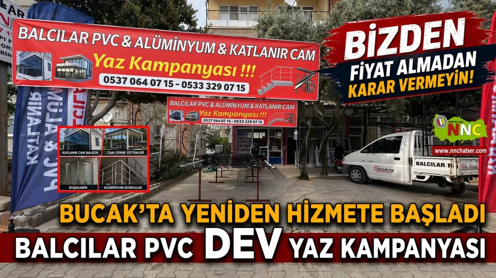 Balcılar PVC Bucak’ta Yeniden Hizmete Başladı