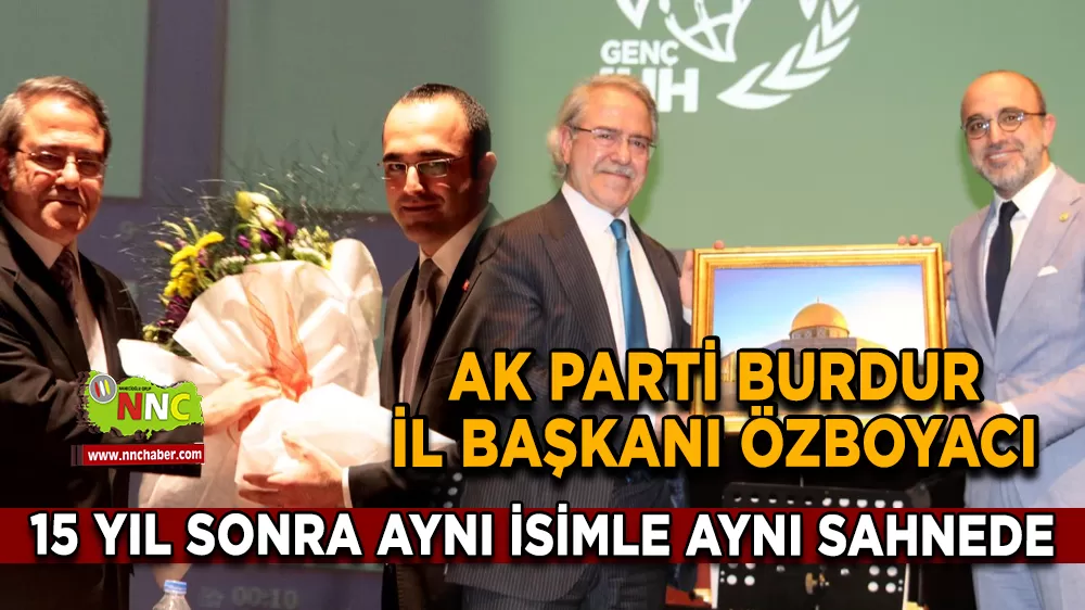 Başkan Özboyacı 15 Yıl Sonra Aynı İsimle Aynı Sahnede