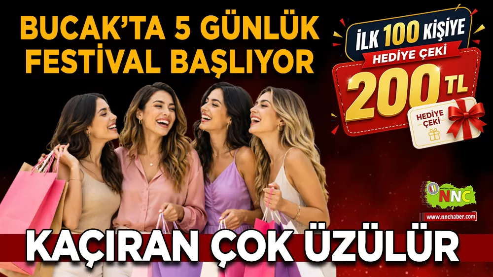 Bucak'ta 5 Günlük Festival Başlıyor