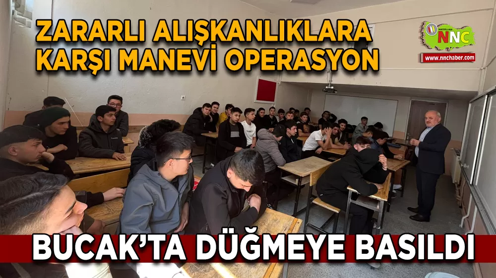 Bucak’ta Gençlere Bağımlılık Uyarısı