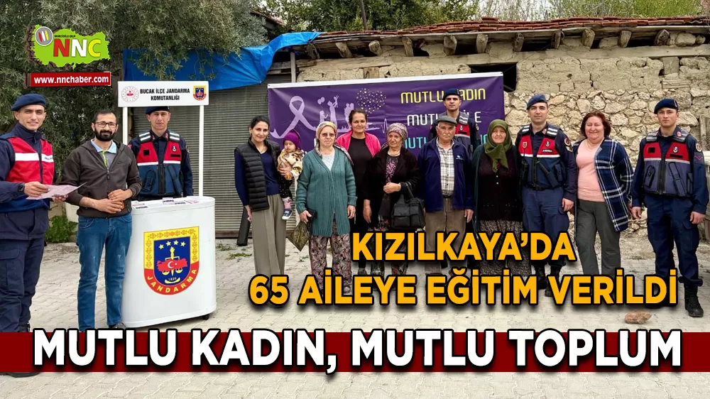 Bucak’ta “Mutlu Kadın Mutlu Aile” Projesi Sahada