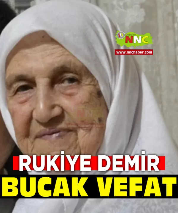 Bucak Vefat Rukiye Demir