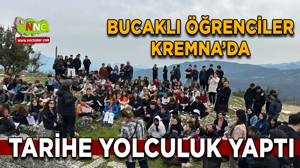 Bucaklı öğrenciler Kremna’da tarihe yolculuk yaptı
