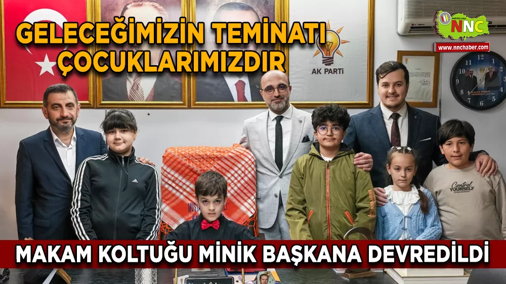 Burdur AK Parti İl Başkanı Özboyacı Koltuğunu Öğrenciye Bıraktı