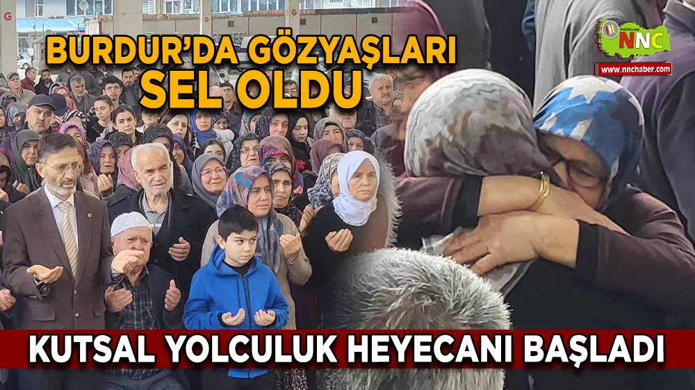 Burdur’da 327 Hacı Adayı Uğurlandı
