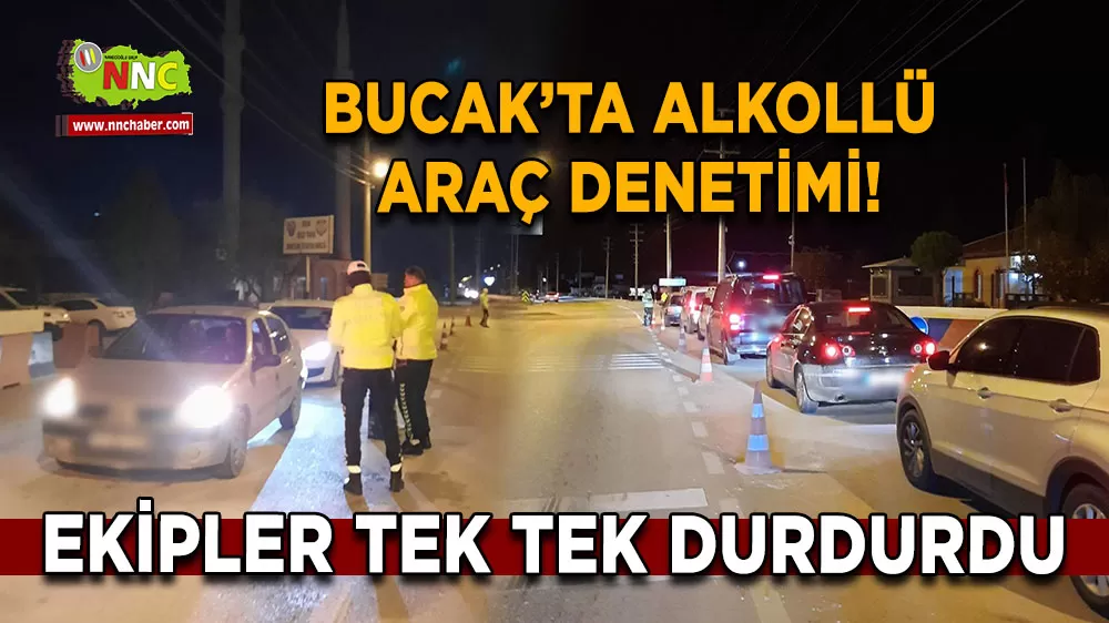 Burdur'da alkollü araç denetimi! Polis ekipleri tek tek durdurdu