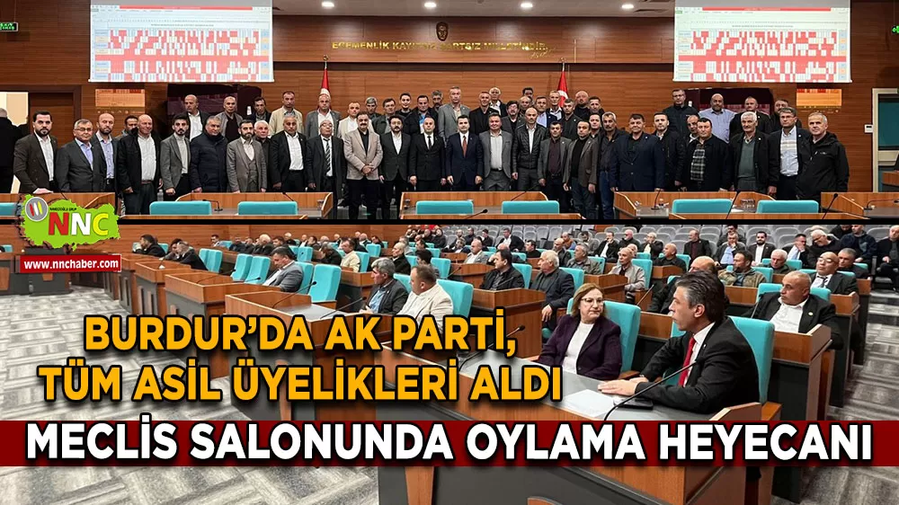 Burdur Köylere Hizmet Götürme Birliği seçimlerinde AK Parti tüm asil üyelikleri kazandı