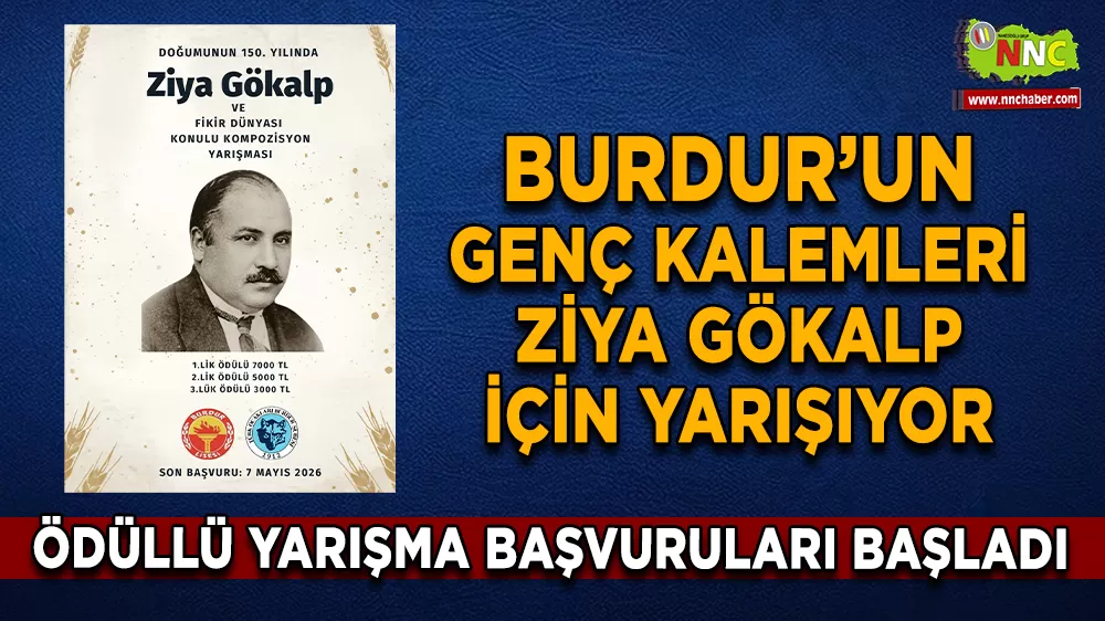 Burdur’un Genç Kalemleri Ziya Gökalp İçin Yarışıyor