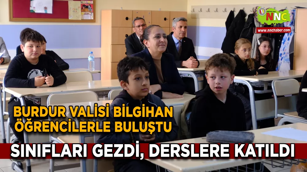 Burdur Valisi Bilgihan Öğrencilerle Buluştu