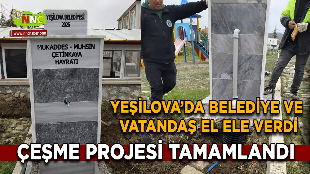 Burdur Yeşilova'da Belediye ve Vatandaş El Ele Verdi