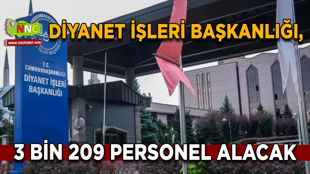 Diyanet İşleri Başkanlığı, 3 bin 209 personel alacak