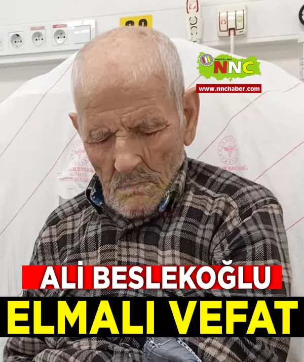 Elmalı Vefat Ali Beslekoğlu