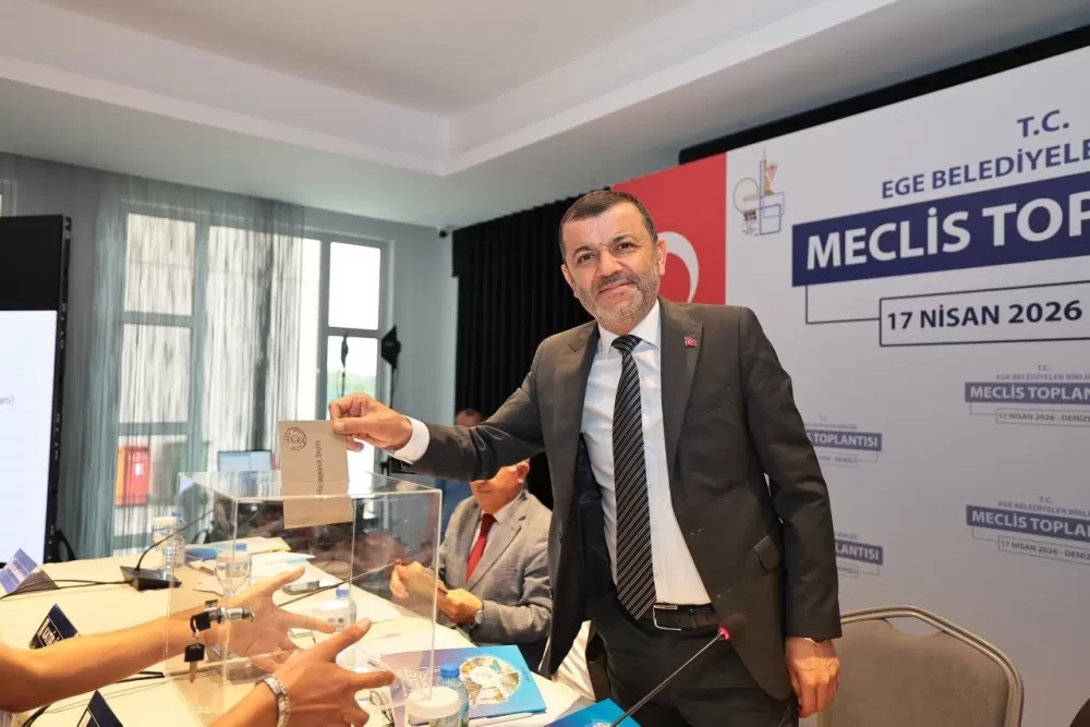 Bülent Nuri Çavuşoğlu yeniden  Ege Belediyeler Birliğinde  başkanlığa seçildi