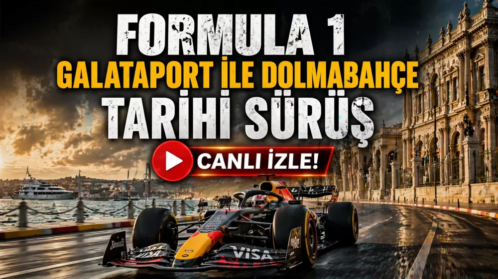 FORMULA 1 Galataport ile Dolmabahçe CANLI İZLE