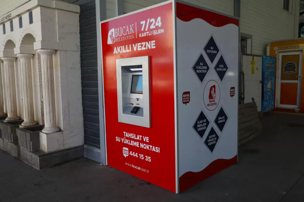 Bucak Belediyesi ikinci akıllı vezneyi hizmete aldı Pazar pazarında 7/24 ödeme dönemi
