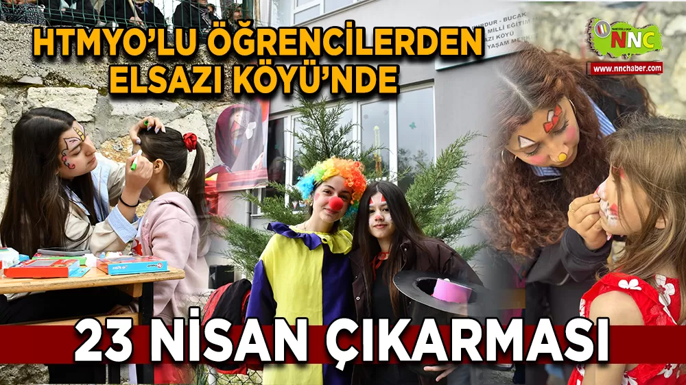 HTMYO’lu Öğrencilerden Elsazı Köyü’nde 23 Nisan Çıkarması