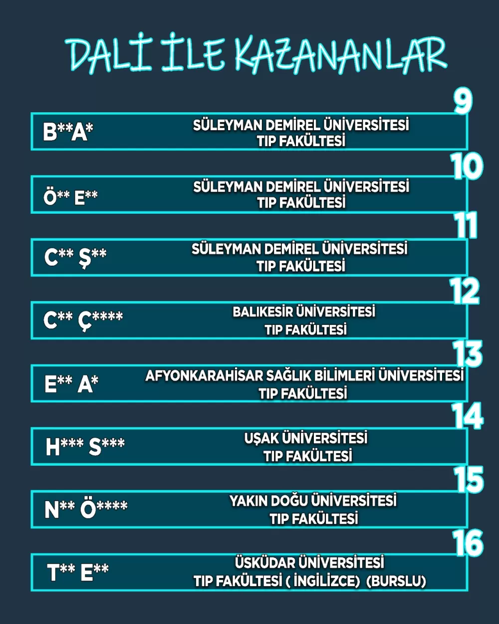 DALİ Koçluk Merkezi gelecek dönem çalışmalarına Temmuz ayında başlıyor