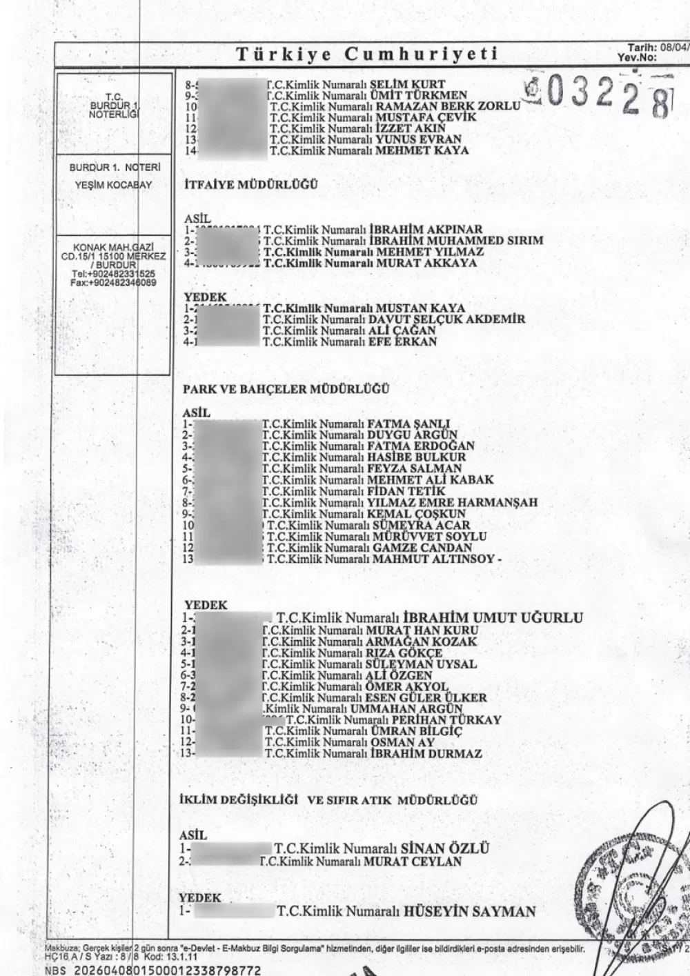 Burdur Belediyesi işçi alımı kura sonuçları açıklandı! İşte isim isim tam liste