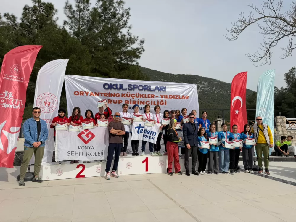 Bucak’ta oryantiring heyecanı 17 İlden 400 sporcu kıyasıya yarıştı