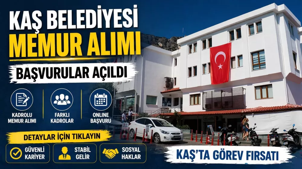 Kaş Belediyesi Personel Alımı Yapacak