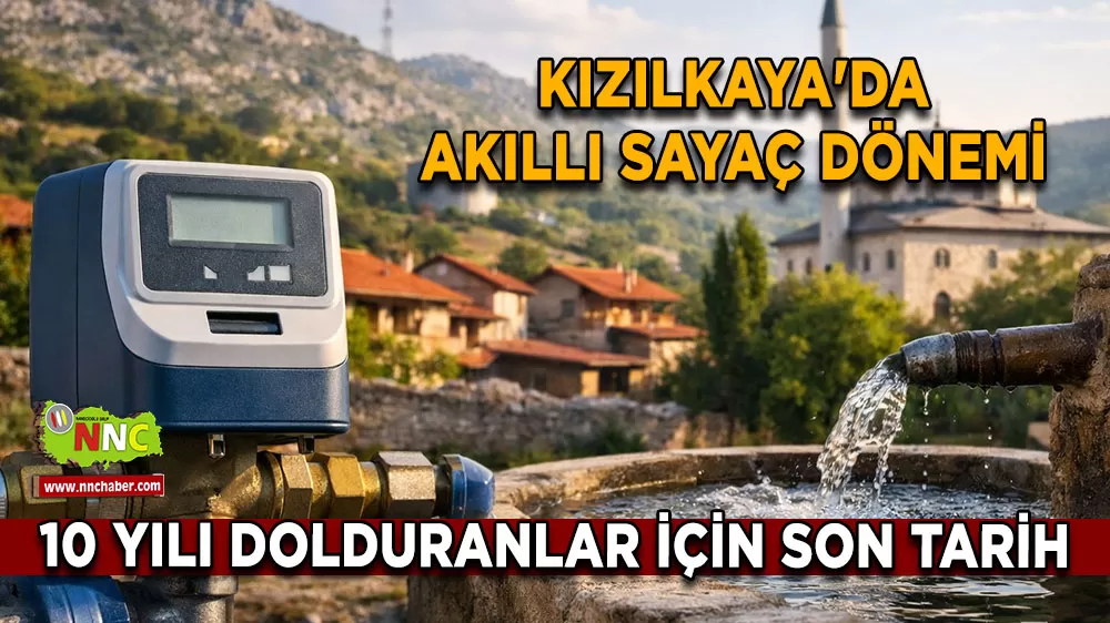 Kızılkaya Belediyesi ön ödemeli akıllı su sayacı sistemine geçti
