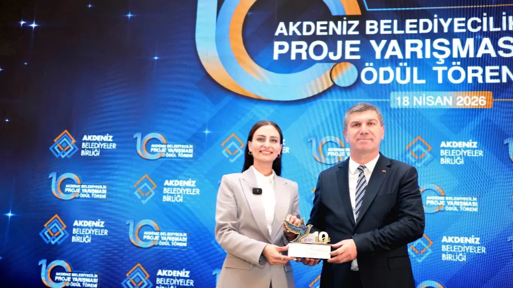 Korkuteli Belediyesine Akdeniz Belediyeler Birliğinden Büyük Ödül