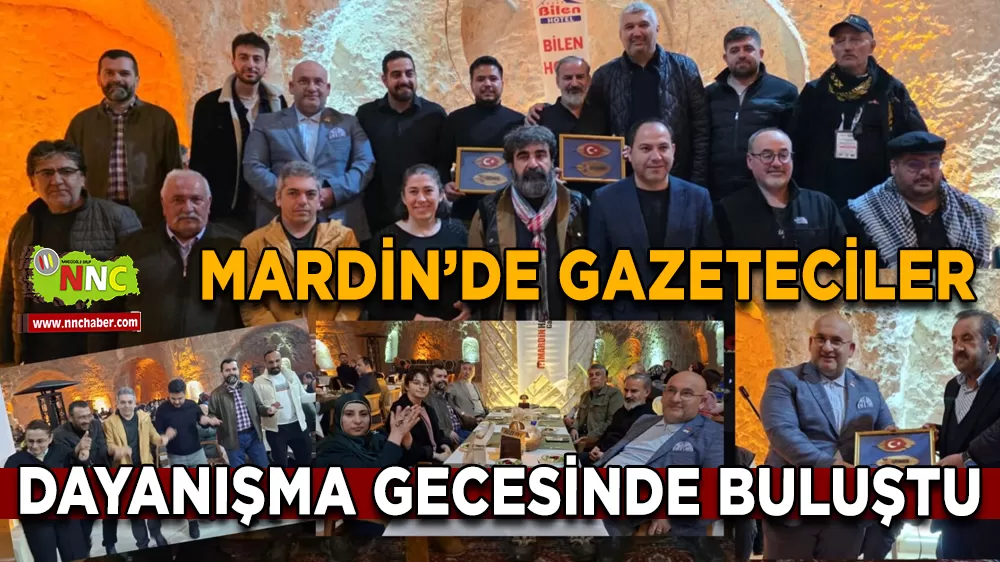 Mardin’de Gazeteciler dayanışma gecesinde buluştu