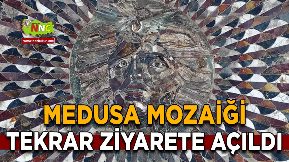 Medusa Mozaiği tekrar ziyarete açıldı