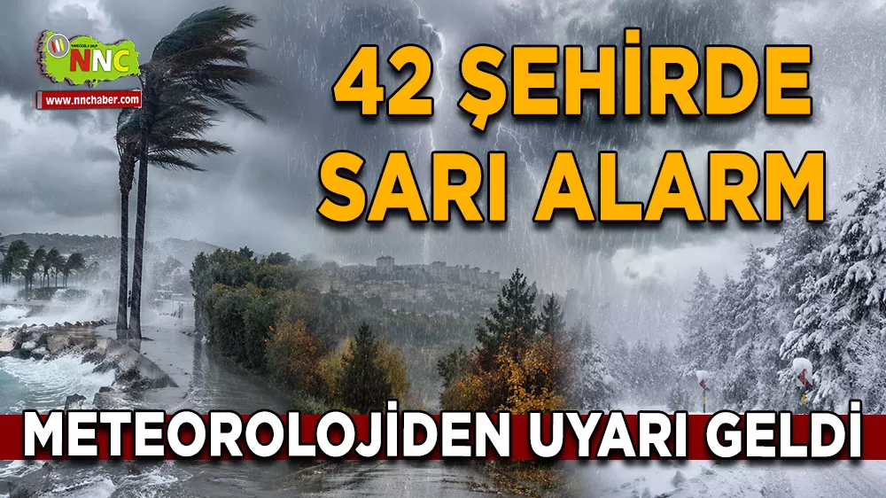 Meteorolojiden 42 ile sarı kodlu uyarı! Türkiye yeniden soğuk ve yeğışlı havanın etkisine giriyor