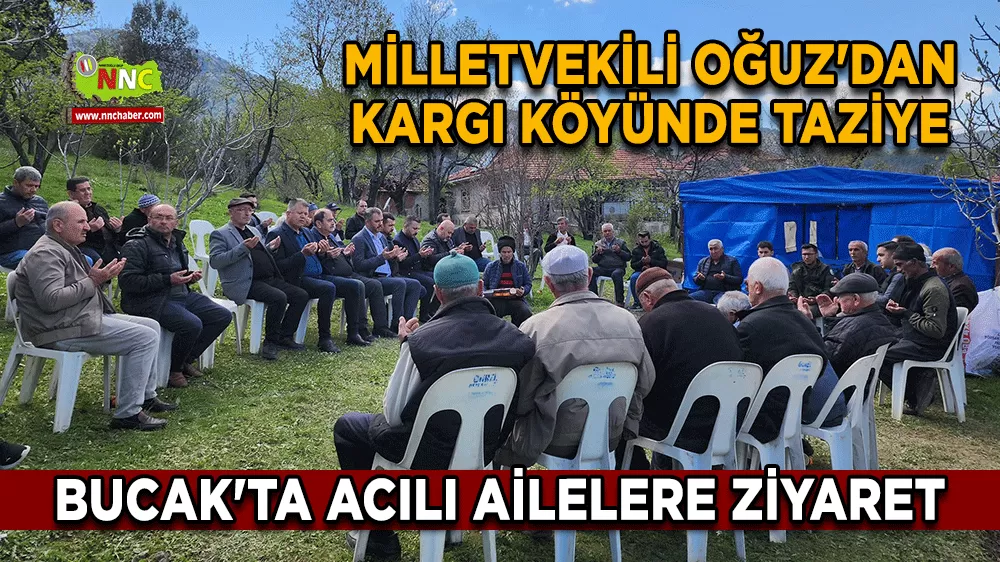Milletvekili Mustafa Oğuz'dan Kargı Köyündeki kazada ölenlerin ailelerine taziye ziyareti