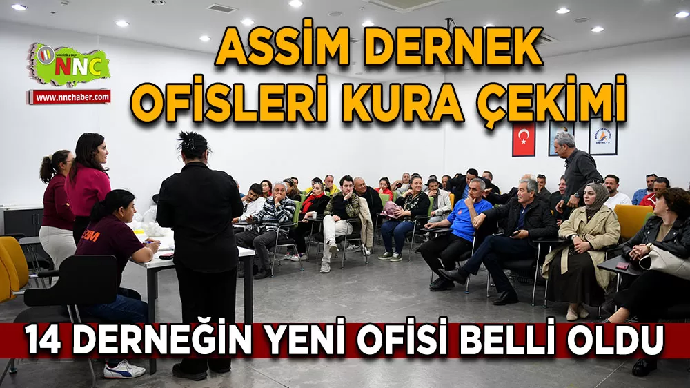 Muratpaşa Belediyesi ASSİM ofisleri için kura çekimi yapıldı 14 Dernek yeni yerine kavuştu