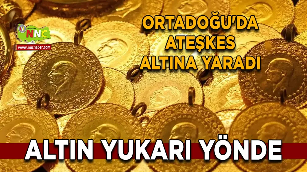 Ortadoğu'da iki haftalık ateşkes kararı sonrası altın fiyatları yeniden yükselişe geçti