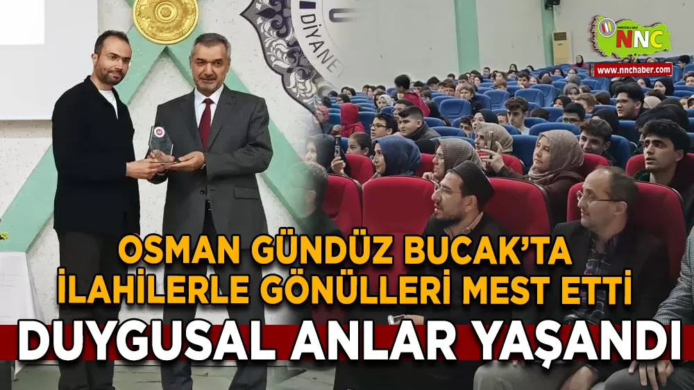 Osman Gündüz Bucak’ta ilahilerle gönülleri mest etti