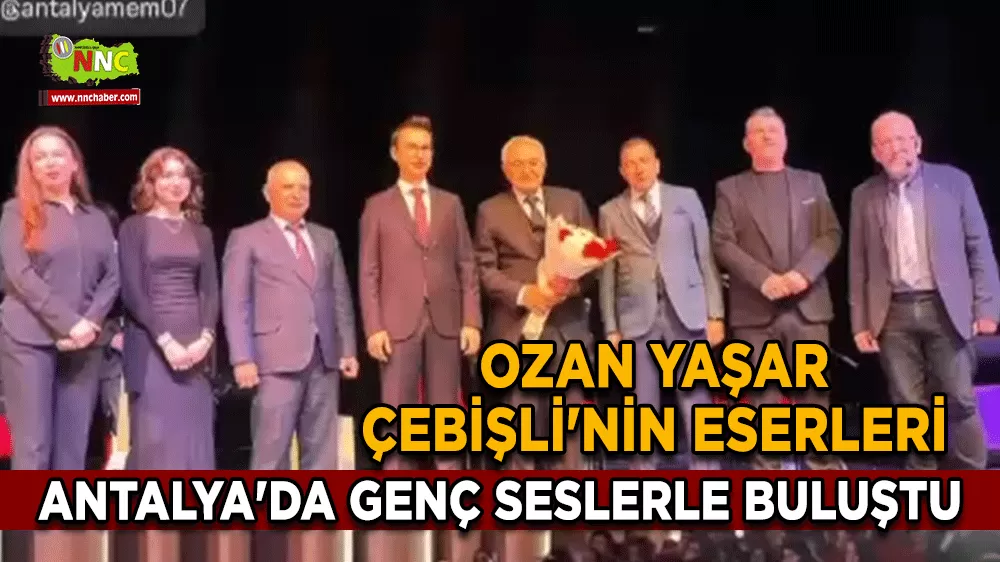 Ozan Yaşar Çebişli'nin eserleri Antalya'da genç seslerle buluştu