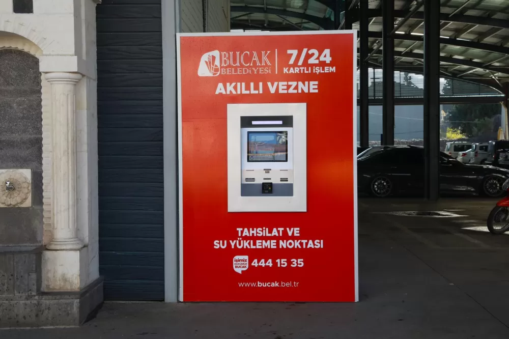 Bucak Belediyesi ikinci akıllı vezneyi hizmete aldı Pazar pazarında 7/24 ödeme dönemi