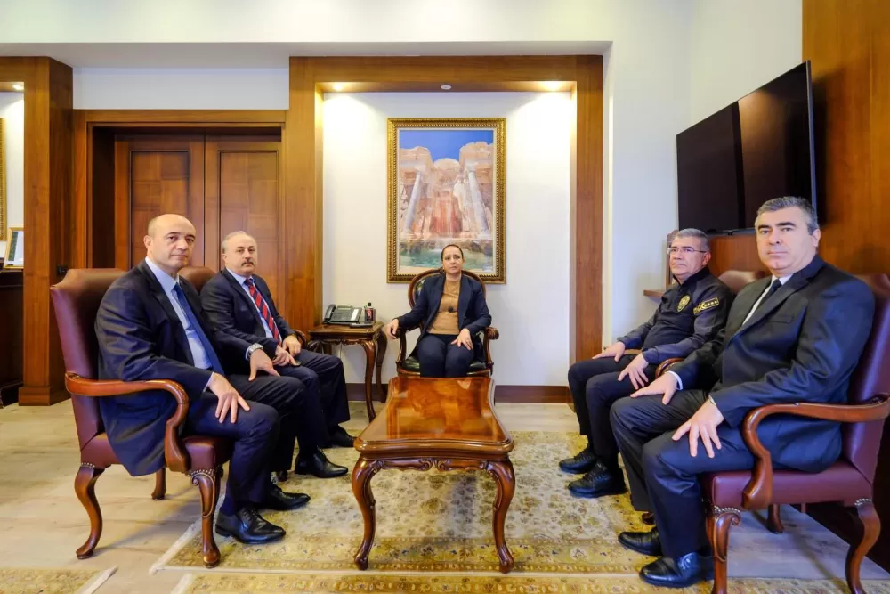 Burdur'da Vali Bilgihan, Polis Başmüfettişlerini Ağırladı