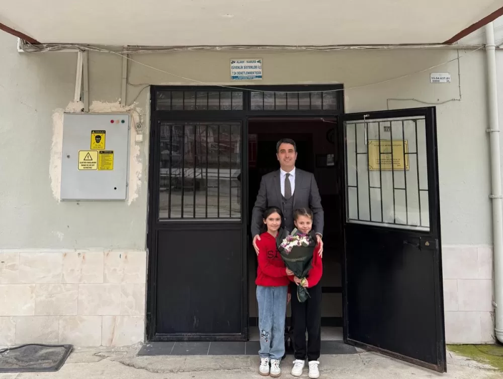 Kaymakam Kuruca Susuz ilk ve ortaokulunu ziyaret ederek öğrencilerle buluştu