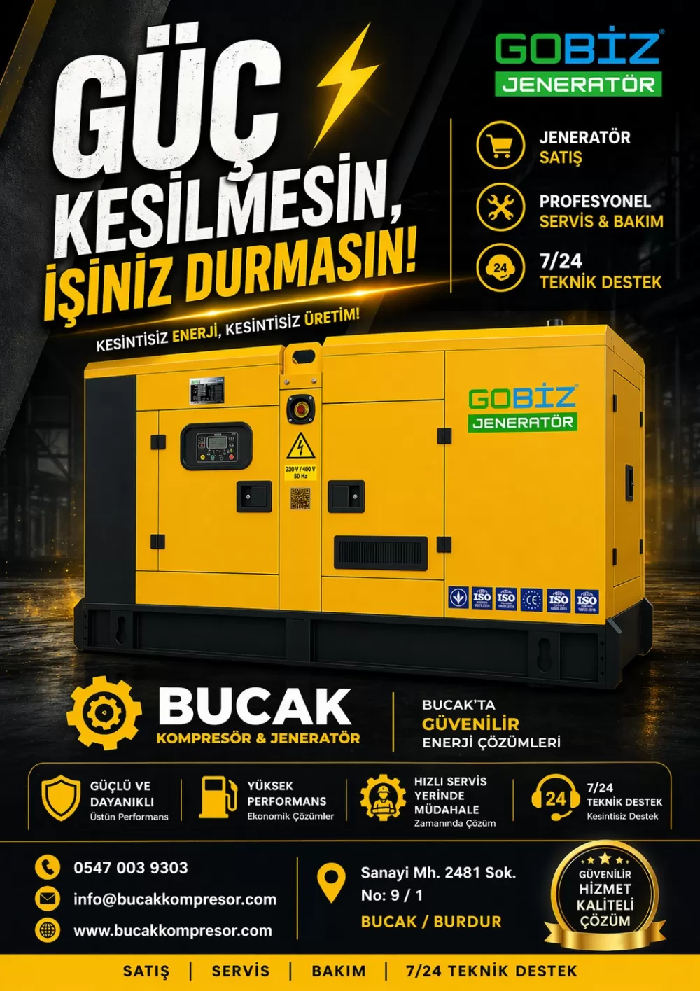 Elektriğin olmadığı yerde artık hava kompresörü çalıştırmak kolay