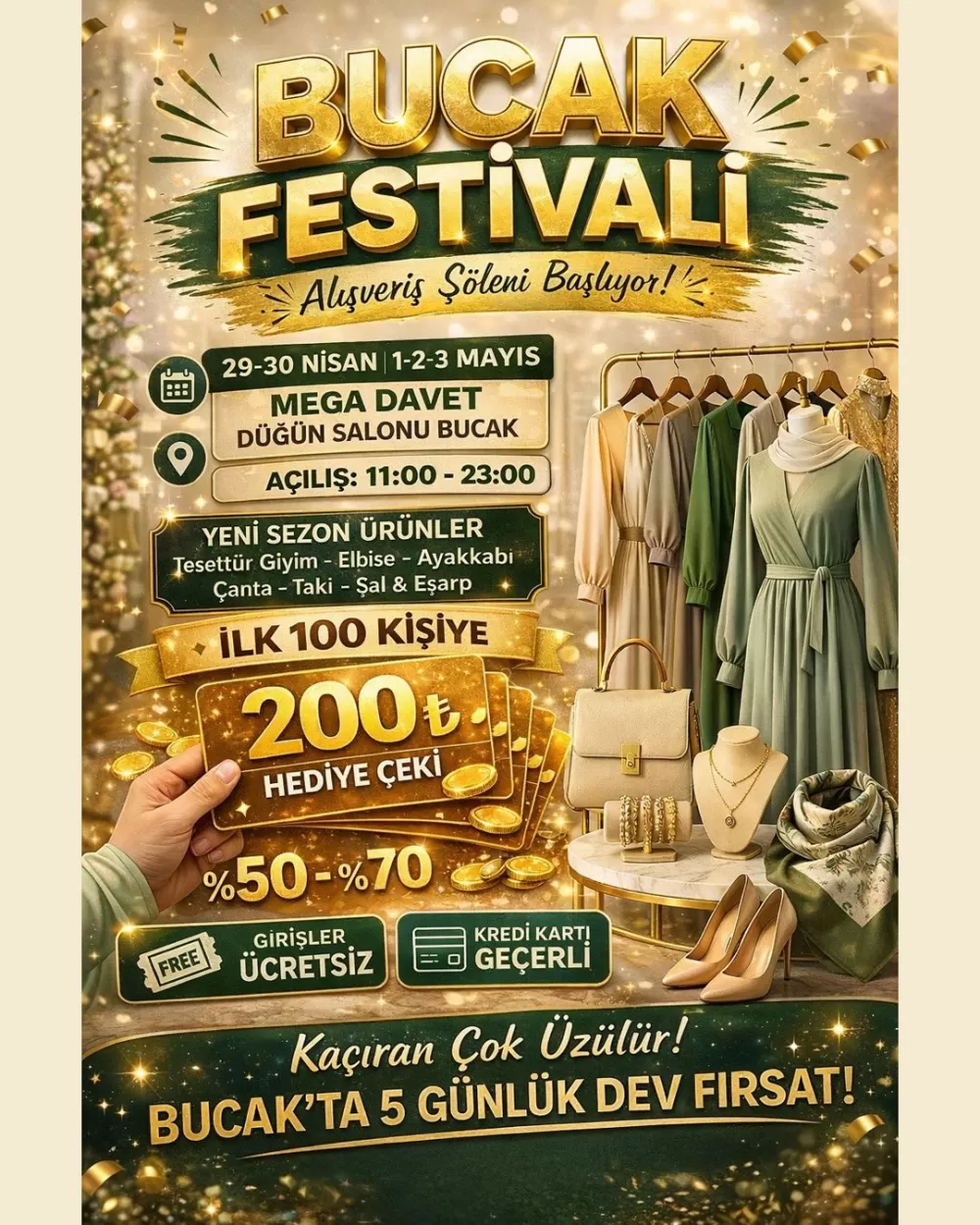 Bucak'ta 5 Günlük Festival Başlıyor